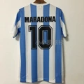 86 argentina home number 10 maradona jersey