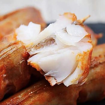 Freshly Caught Red Snapper, Peeled, Gutted, Head Removed, No Bones, Garlic Meat, No Processing Needed