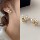 Серебряная игла 925 пробы, корейская версия французских жемчужных сережек с темпераментом, высококачественные серьги с цветами любви, универсальные серьги для женщин оптом mini 16