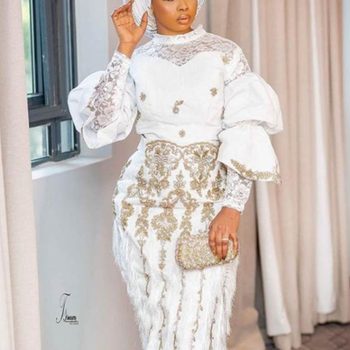 Cross-Border European and American Foreign Trade New Style Elegant Commuter Embroidered Long-Sleeve Top Two-Piece Women's Tassel Pants Skirt Suit