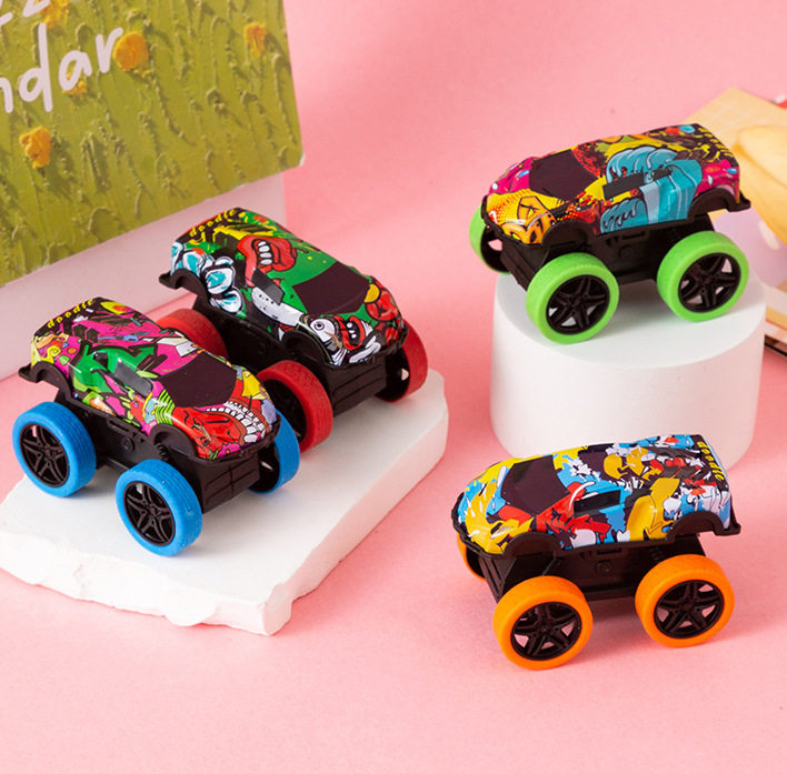 回力仿真合金飞机汽车铁皮惯性客机战斗机迷你模型抓娃娃儿童玩具