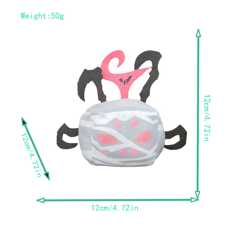 跨境新款恶魔果实玩具bloxfruits游戏周边毛绒公仔盒子动物玩偶