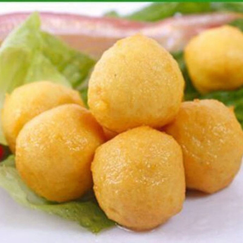 Authentic Handmade Haizhica Gold Fish Balls from Chaoshan Specialty, Produced and Processed in Shantou Region, Various Types of Frozen Meatballs