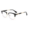Jay Chou Style Prescription Glasses Frame for Men, High-End Fashion Retro Eyeglass Frame 603