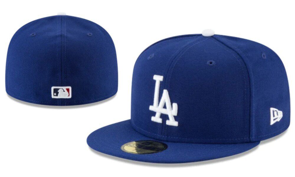 [LA Los Angeles Dodgers] Closed Sun Protection Sun Hat Couple Sun Hat Embroidered Hat Full Baseball Cap