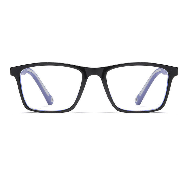 New anti-blue light men's and women's glasses frame children's lightweight and light fashion cute and comfortable men's and women's glasses frame
