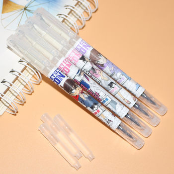 Love Conan change bag copy pen HM5250 magic pen erasable pen erasable pen double-headed magic liquid brush wholesale