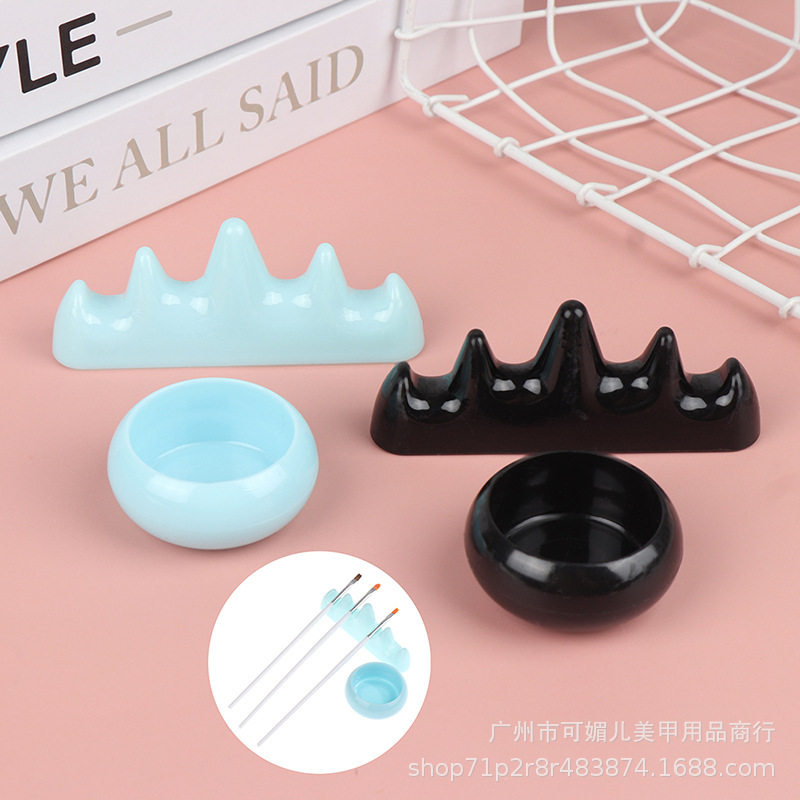 New Japanese simple imitation jade nail pen wash cup pen holder nail cleaning cup nail tools wholesale