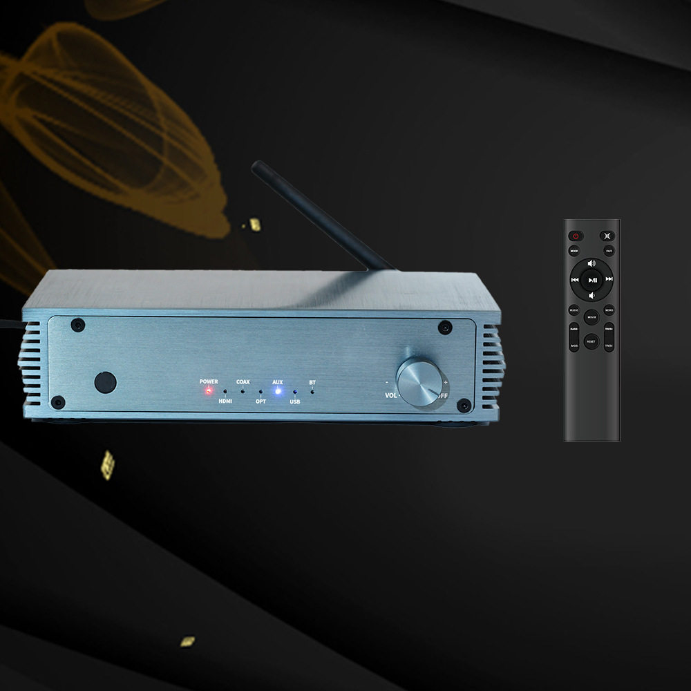 Cross-border Hot Selling Digital Small Power Amplifier Desktop Fever High Fidelity Bluetooth Stereo 2.1 Channel Power Amplifier for Home