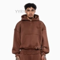 Brown sweatshirt suit