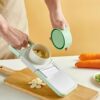 Household Potato Shredder Multi-Functional Hand-Friendly Vegetable Cutter Cucumber Radish Thick and Thin Shred Slice Vegetable Grater