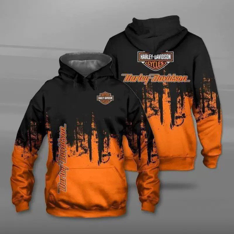 temu新款外贸春秋季男卫衣3D印花套头卫衣连帽衫厂家直销