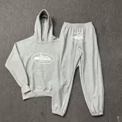 Corteiz Classic Series Ship Printed Logo Thin Velvet Fleece Hooded Sweat Fashionable Men's and Women's Casual Sweat Pants