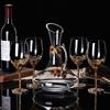 Enamel crystal wine glass suit household European style grape goblet foreign wine cup decanter wedding gift