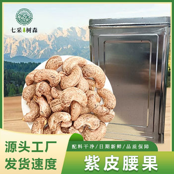 Specialty Canned Purple-Skinned Cashew Nuts, Salt-Baked Cashew Kernels, Casual Nut Snacks, Roasted Seeds and Nuts, Large-Sized Cashew Kernels with Skin