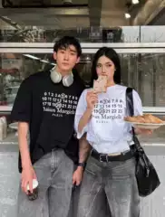 Premium Maison Margiela MM6 Limited Edition Short-Sleeve T-Shirt Unisex Oversized Relaxed Fit Luxury Streetwear