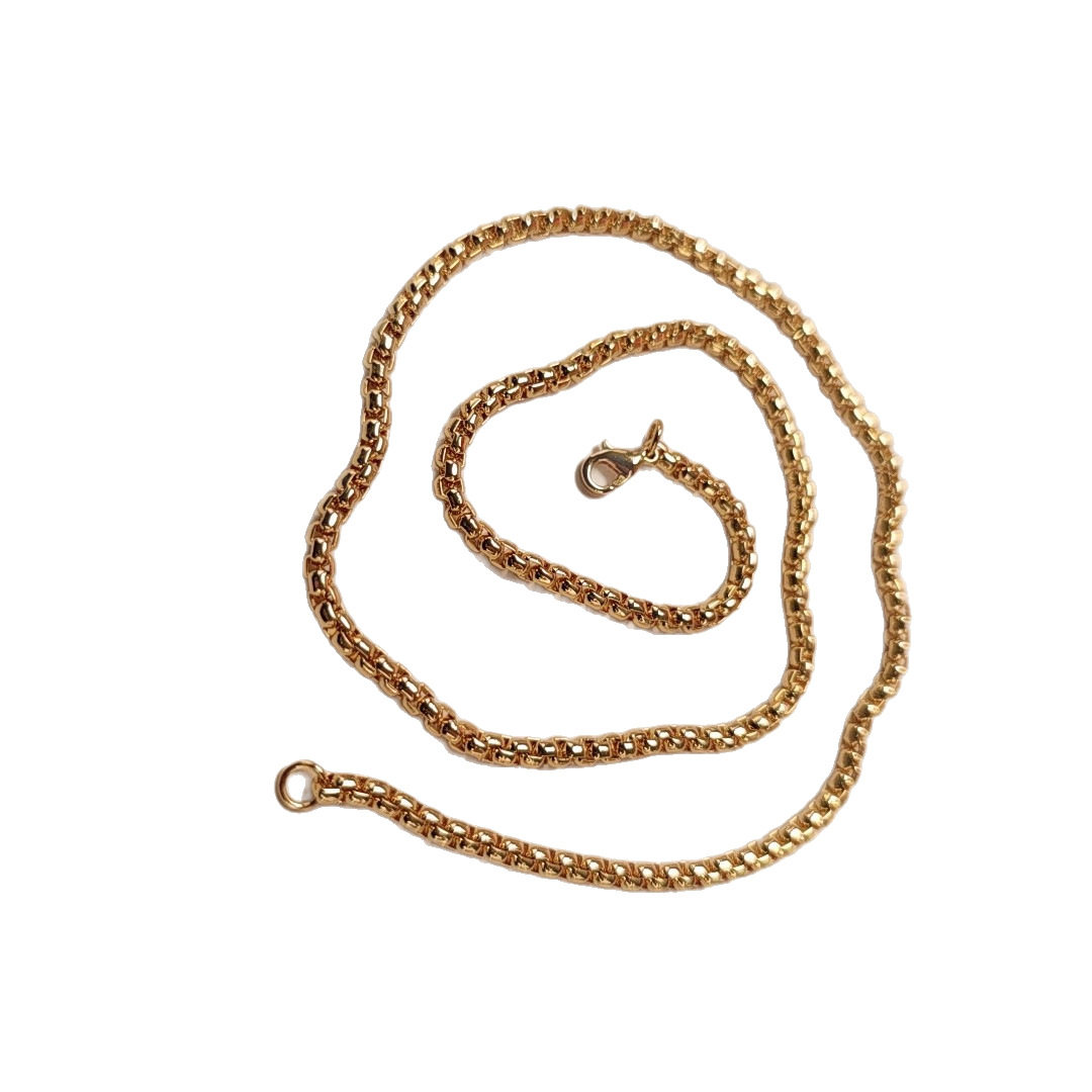 Tiktok Live Women's Boss Collarbone Necklace Lobster Clasp Women's Extended Corn Necklace Wholesale Cross-Border Jewelry