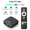 Foreign Trade Tv Box Tv98 Atv Mini Dual-Band Android Set-Top Box Network Player 8K Bluetooth Tvbox