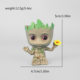 Tree Man Holding Flower Nest Tree Man Ornaments Galaxy Guard Hand-held Groot Tree Man Car Ornaments