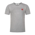 Gray red heart