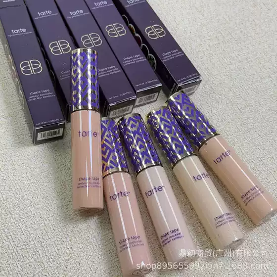 In-Stock Tarte Shape Tape Concealer 10ml Long-Lasting Coverage for Dark Circles and Acne Marks, Even Brightening and Contouring