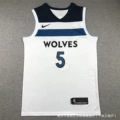 Timberwolves 5 White