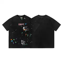 Cross-border Gallery dept American fashion brand short-sleeved summer loose retro washed Old High Street T-shirt for men