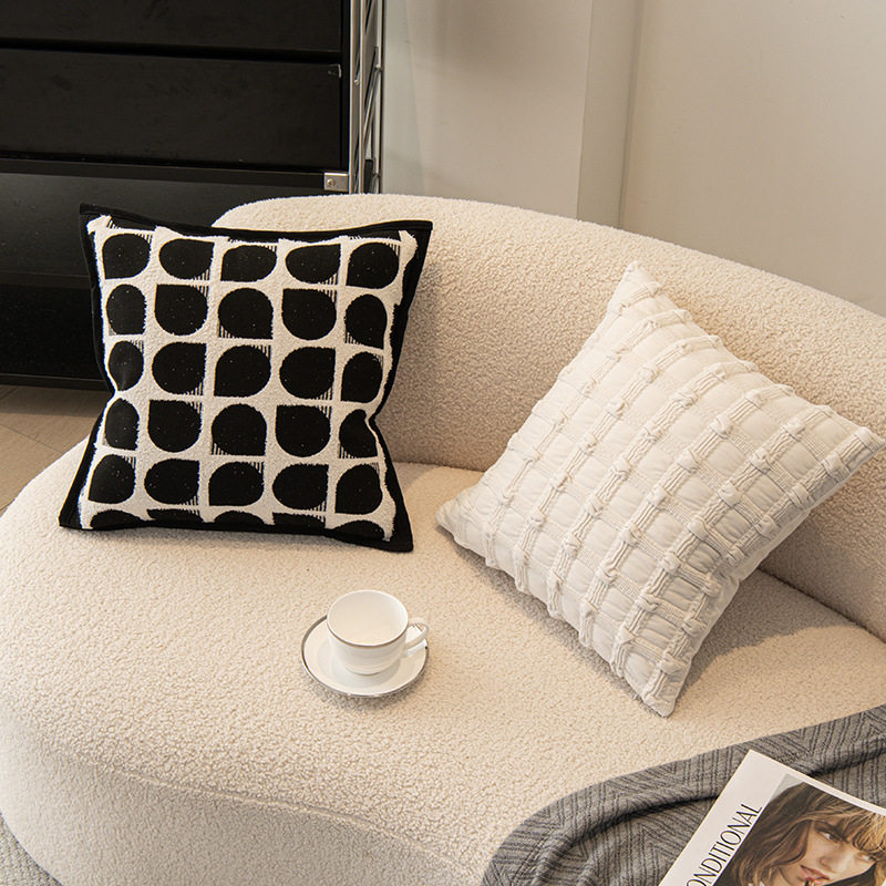 European and American Versatile Pillows, Accessible Luxury and High-End Pillows, Scandinavian Fabric Bed, Living Room Sofa Pillow Cover, Cushion with Core