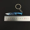 Vallorant's Penalty Knife Weapon Model Fearless Contract Metal Keychain Pendant Craft Pendant