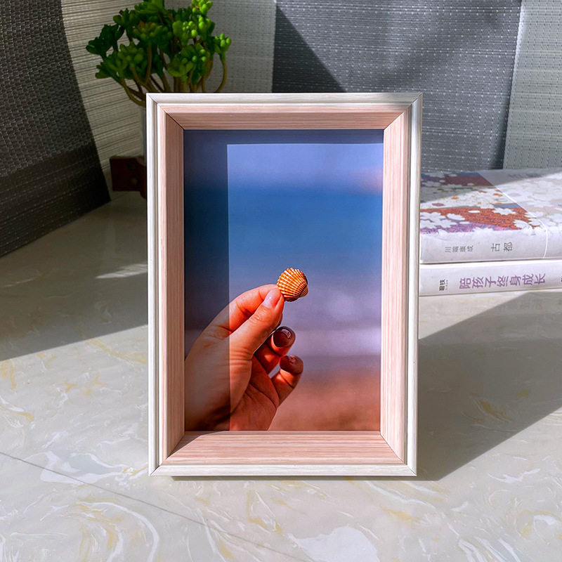 New simple creative photo frame table 5 6 7 8 10 12 inch A4 Studio gift wholesale picture frame LOGO