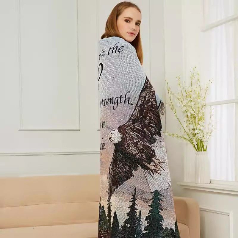 Cross-Border TAPESTRY THROW Export Thread Blanket Leisure Blanket Decorative Cover Cloth Sofa Towel Blanket Tapestry Blanket