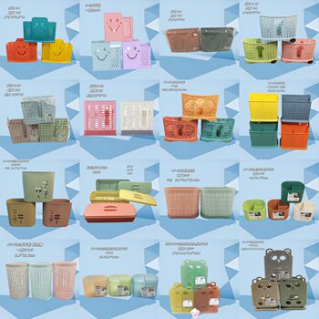 Wholesale chopsticks spoon storage box department store chopsticks cage household kitchen 2 yuan department store plastic multi-grid chopsticks cage