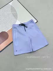 26 Summer Overseas Cross-Border Men's Shorts 3D Silicone Print Couple's Wide-Leg Five-Point Shorts