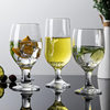 Thickened glass beer cup juice cup water cup glass cup ambassador multi-purpose water Cup Jindalai red wine glass