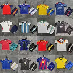 2627 National Club Team Football Uniforms Children's Clothing Collection Primary School Sports Suits Embroidered Logo Can Be Printed with Numbers