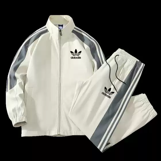 The Same Kevin Clover Men's Autum Outdoor Leisure Sports Zipper Cardigan Sportswear Men's and Women's Sweatshirt Suit