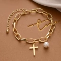 2112# cross bracelet