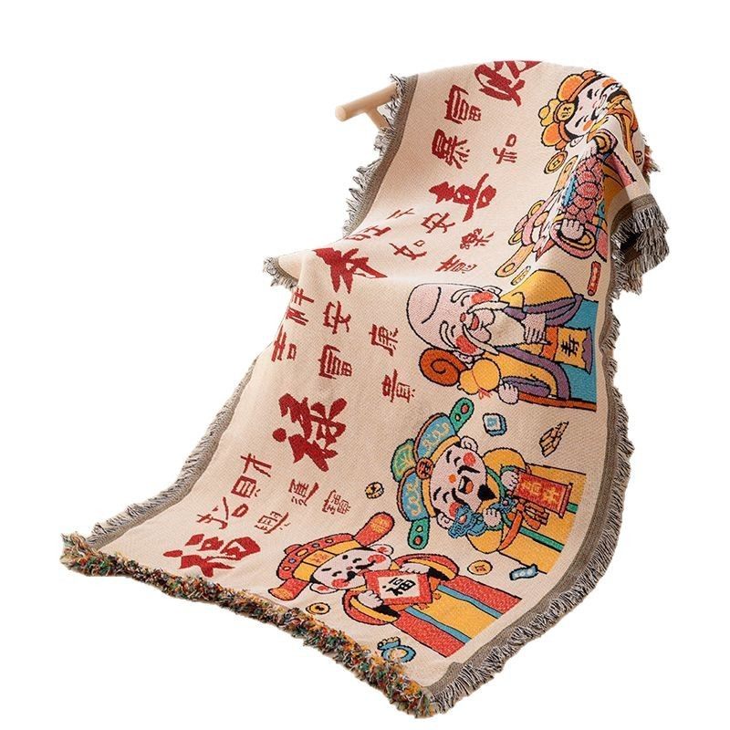 Universal Ins Multifunctional Blanket Sofa Padded Double-Sided Cover Towel Backrest Thickened Sofa Towel Four Seasons Free Shipping