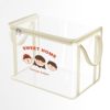 New Cartoon Storage Box Thickened PVC Waterproof and Dustproof Textbook Storage Bag Foldable Large Portable Storage Box