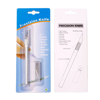 Nail light therapy nail scraper carving knife set handmade tools aluminum rod art knife aluminum alloy model knife