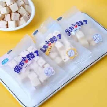 Small Cheese Cubes, Produced in Inner Mongolia, Cheese Snacks, Original Flavor, Passion Fruit Flavor, Strawberry Flavor, Wholesale Combo Pack