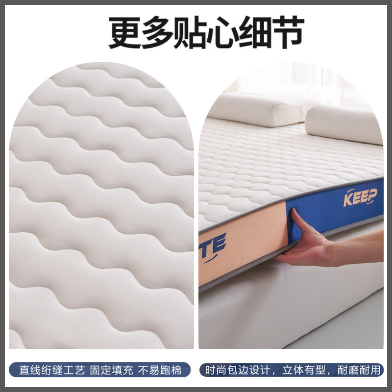 Thickened Knitted Cotton Latex Memory Sponge Upholstered Mat Student Dormitory Tatami Mat Bottom Single Bed Folding Mattress