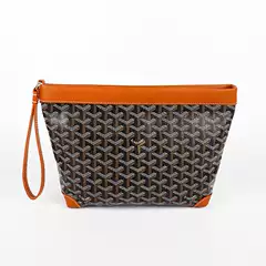 New Gaode Fashion Briefcase Leather Commuter Bag Dog Tooth Large Capacity Portable Tote Bag Clutch Bag
