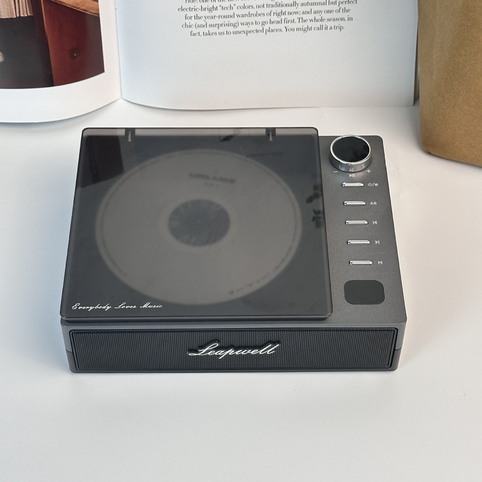 Cross-border new cd player cd integrated portable disc player two-way bluetooth wireless speaker gift