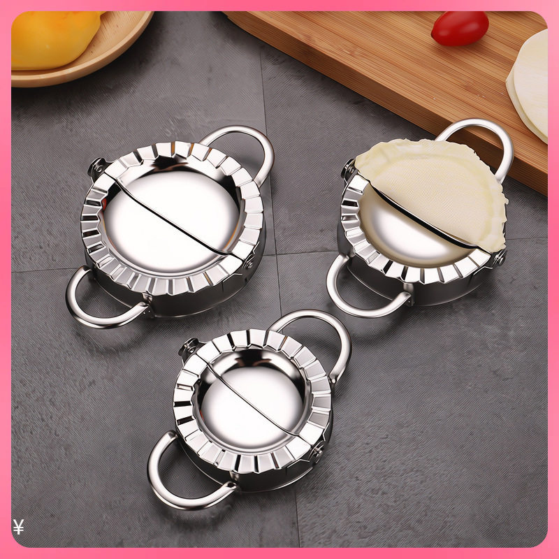 ✅ Manufacturer Wholesale 304 Stainless Steel Dumpling Mold for Home Use, New Model for Quickly Making Dumplings