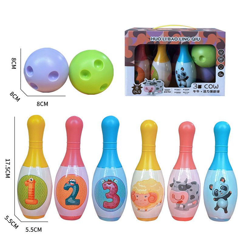 Bowling Toy Children's Set Large Indoor Ball Sports Outdoor Boy Baby Educational Toys Wholesale