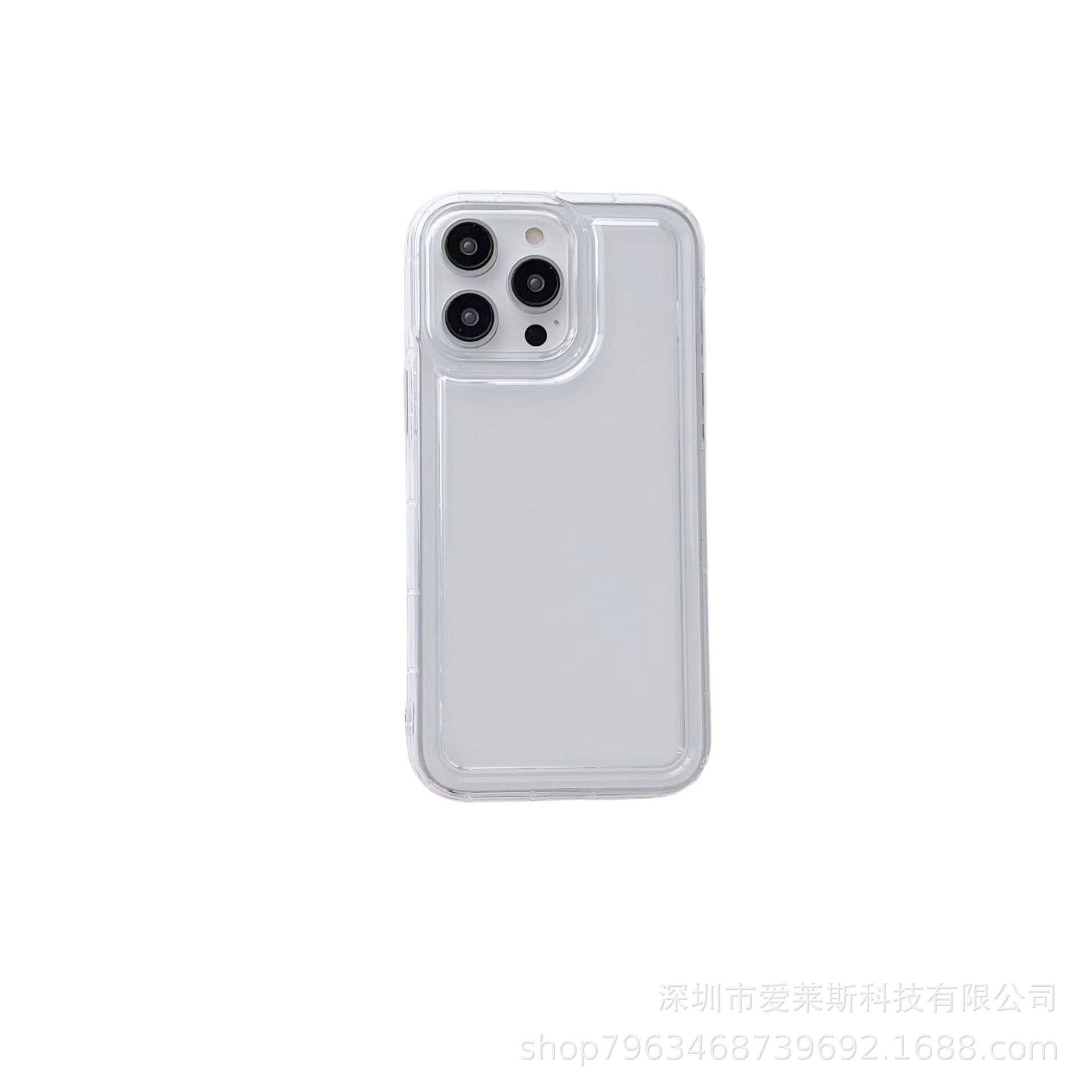 Suitable for Samsung S25Ultra Shock-Absorbing Airbag A54 Mobile Phone Case Note20 Anti-Fall A34 Protective Cover S23 S24