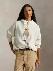 European and American 2025 Cross-Border Women's Clothing American-Style Embroidered Cartoon Bear Doll Long-Sleeved Versatile Round Neck Knitwear