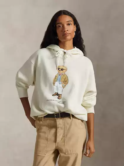 European and American 2025 Cross-Border Women's Clothing American-Style Embroidered Cartoon Bear Doll Long-Sleeved Versatile Round Neck Knitwear