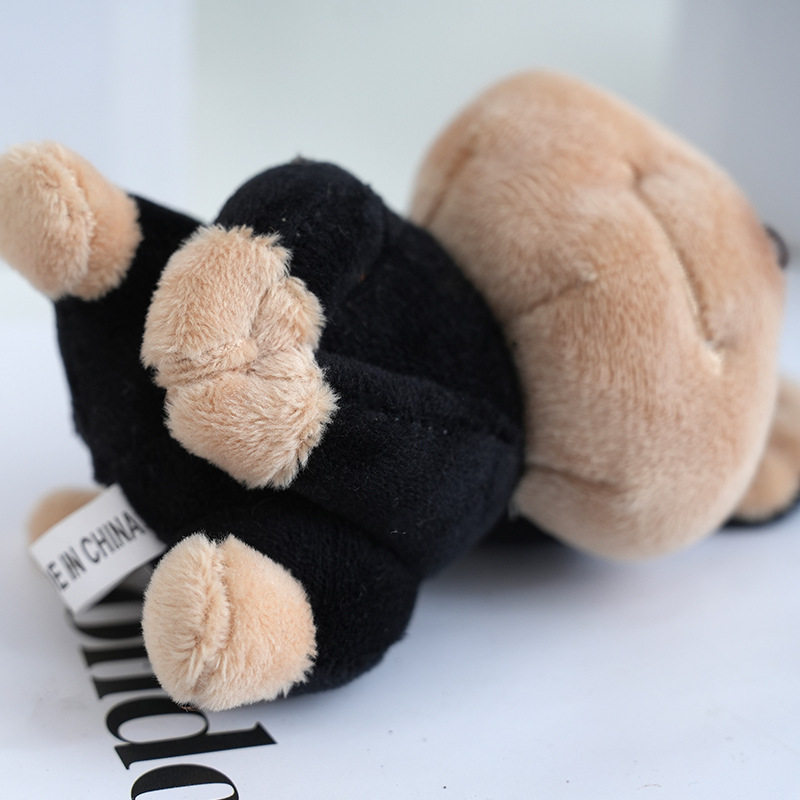 Puppy Animal Cute Bee Dog Doll Pendant Creative Bag Doll Plush Doll Toy Keychain Pendant